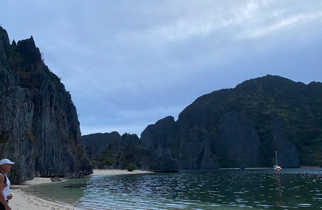 Sailing in a Catamaran at Palawan Coron