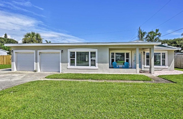Satellite Beach Home with Fenced Yard - Walk to Beach