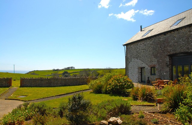 Secluded East Prawle Barn Down A Private Track With Un-interrupted Sea Views