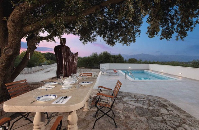 Secluded Villa Dubrava, private pool, olive grove surrounds the villa, Brac Island