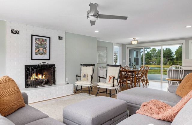 Serene WaterView House, Hot Tub, Fireplace, Large Deck & Yard!