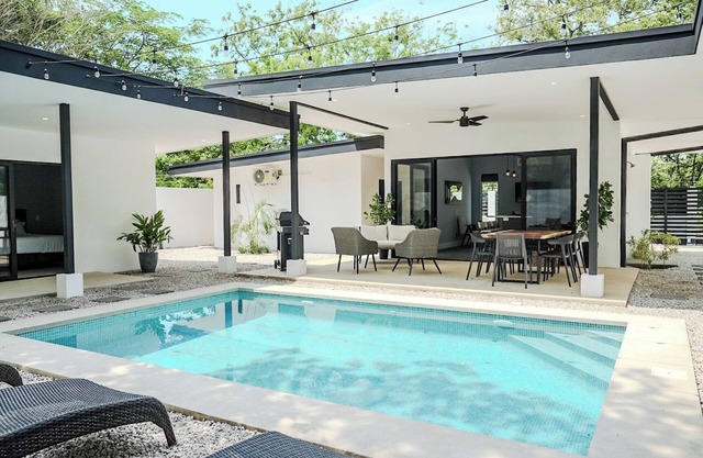 Serenity Surf Villa, 5 minutes to Playa Grande. We have space for 8 guests