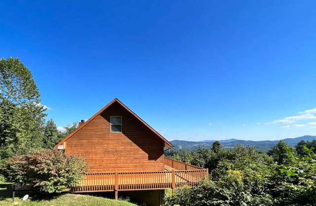 Sip Cider on the Deck Overlooking Brilliant Foliage @ Above It All