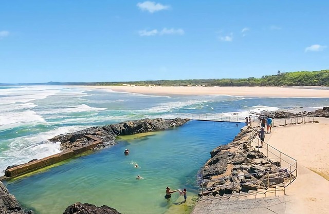 Situated just steps from the beach, this luxurious accommodation offers premium location and more