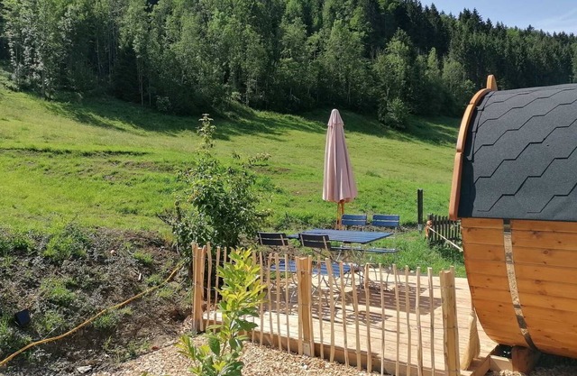 Sleeping barrel Wolpertinger Camping-Aach Oberstaufen