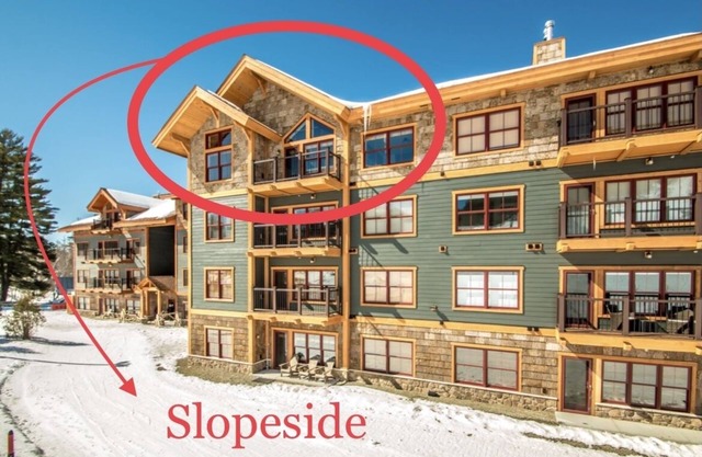 SLOPESIDE Luxury Penthouse-Level Ski-In/Out Cranmore Mtn Condo!