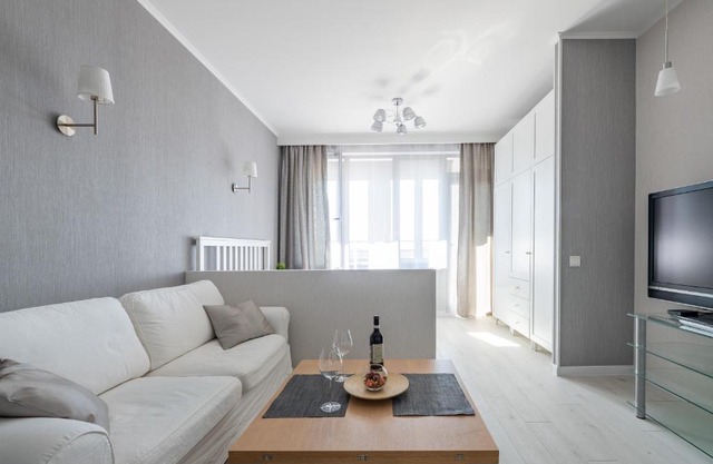 SMART HOST Studio on 22 floor in Savelovsky city