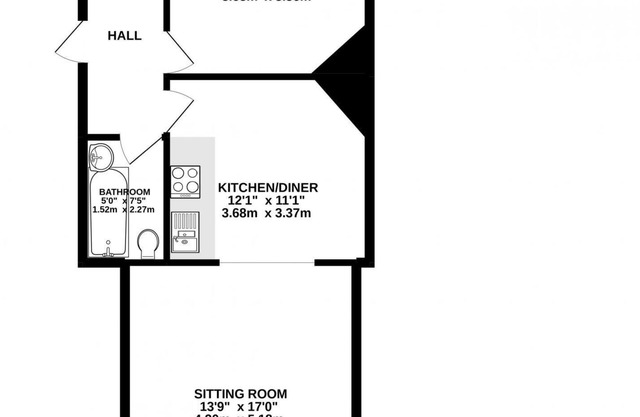 Spacious 1-Bedroom Flat with garden & free parking