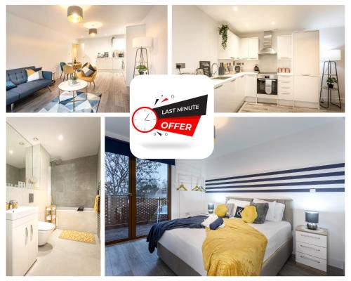 Spacious 2 BR Apartment - 2 Minutes to Station - 10 Minutes to Harry Potter Studios - 30 Minutes to London Euston - Ideal for Families & Business - Free Parking