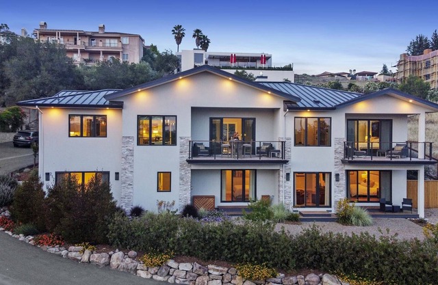 Spacious, contemporary home with views over the Silverado Resort Golf Course.