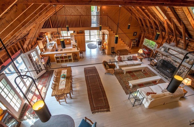 Spacious family retreat on a quiet cove with dock access