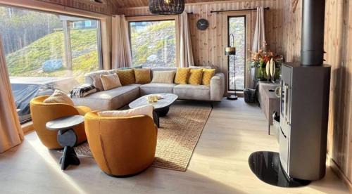 Spacious lodge with sauna, ski centre