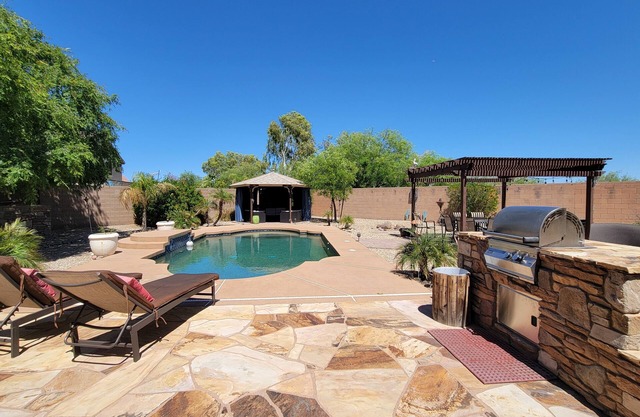 Spectacular oasis with private pool, large yard, & game room
