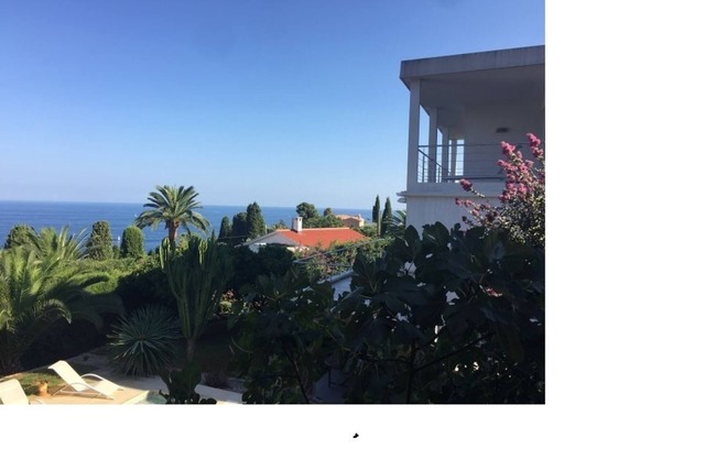 SPLENDID VILLA SEA VIEW, SWIMMING POOL, NEAR CANNES, THEOULE 15 Min SEA ON FOOT