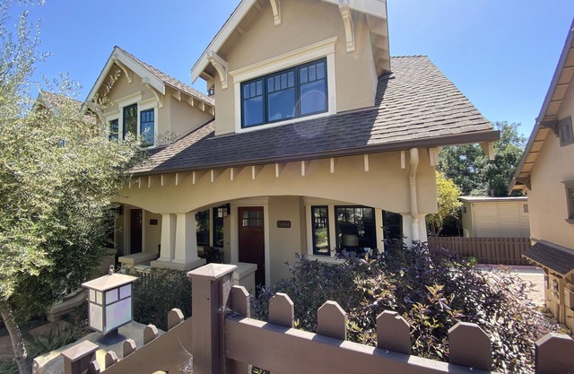 Storybook cottage with private garage and patio, walk to State Street and parks!