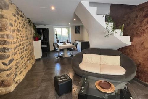 Street house with pool