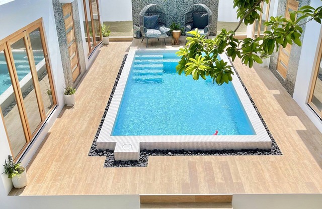 Studio (A) with Pool open air Shower & & Bath