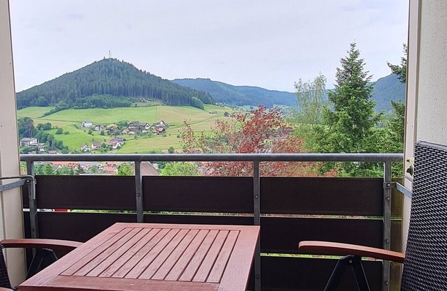 Studio Apartment 'Holiday Apartment in the Black Forest' with Mountain View, Shared Terrace and Wi-Fi