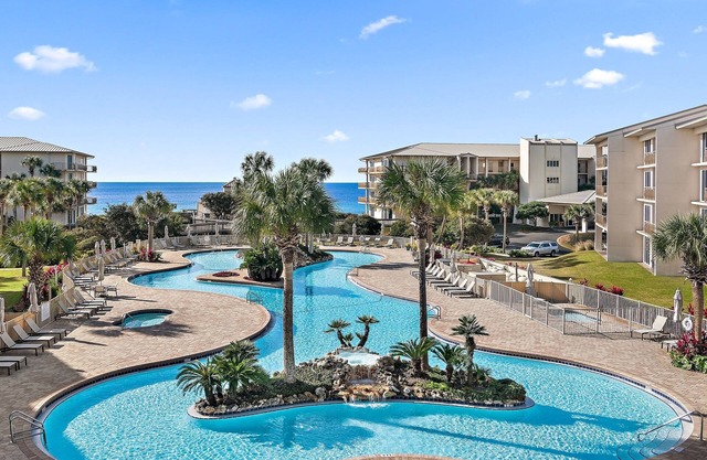 Stunning gulf view condo overlooking the pool. Ask about summer discounts!