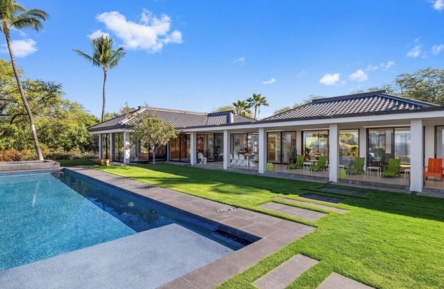 Stunning Mid-Century Home in Mauna Kea Fairways South - Pool, Privacy & Views!