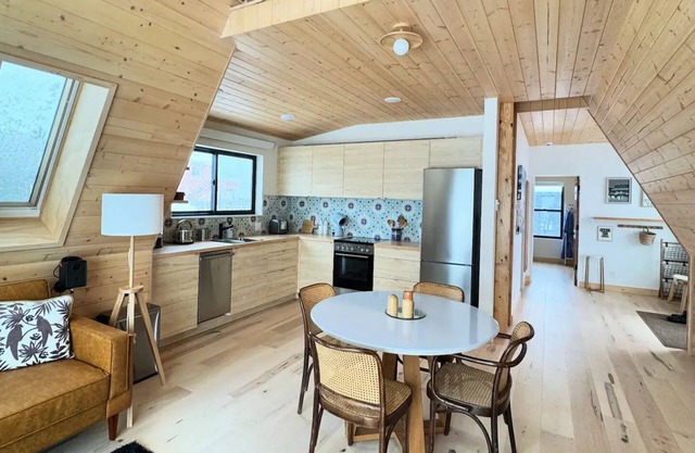 Stylish Nordic A-frame in Downtown Victor