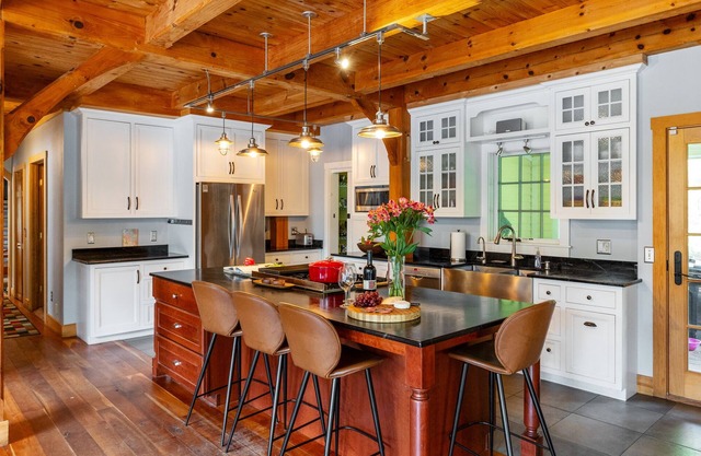 Sun-soaked, spacious post & beam home w/views, fire-pit, garage. Dog friendly!