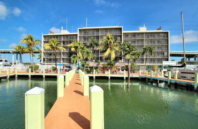 Sunset of the bay in Key Largo, Florida