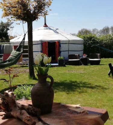 T'eiberveld Yurt verhuur Noord-Sleen