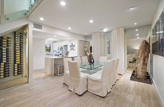 Tastefully modern, yet comfortably coastal.