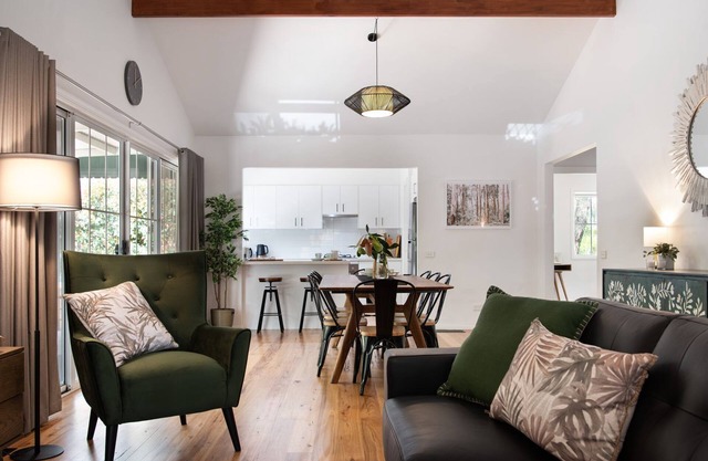 The Den-3 bedrooms, outdoor spa and deck area