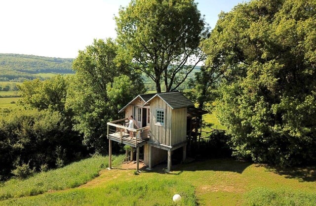 The perched hut