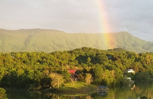 "The Wolf Den" - Lakefront suite with mountain views
