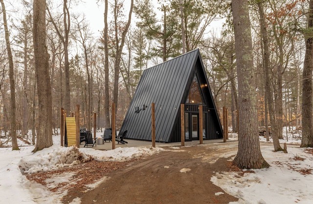 Tiny Home-A Frame-Sauna-Cold Plunge-Fire Pit-Seclusion