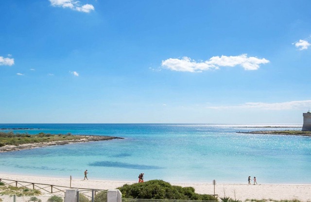 Tramonto Apartment in Porto Cesareo with private beach