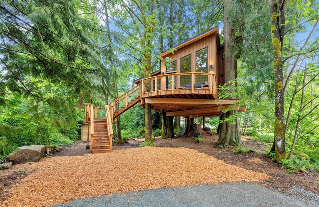 Tree House- Two bedroom plus loft- sustainable living!