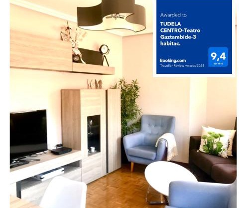 TUDELA CENTRO-Teatro Gaztambide-3 habitac.