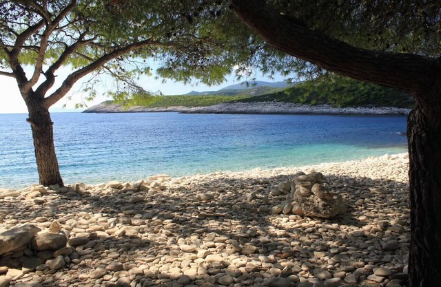 Two bedroom apartment with terrace Rukavac, Vis (A-2407-a)