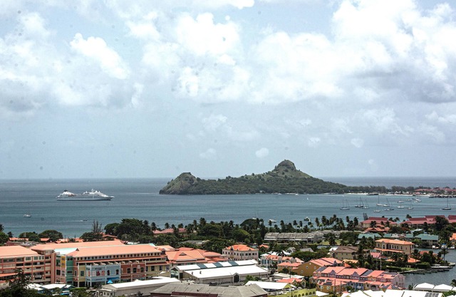 Two bedroom condo with panoramic view of ocean and marina. Locator 327X+JHM