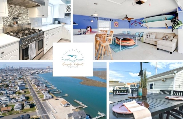 TWO LIVING SPACES! BAYSIDE & CLOSE TO THE BEACH, GAME ROOM & BAR!