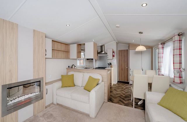 Ultra modern caravan with one master double with 2 W.