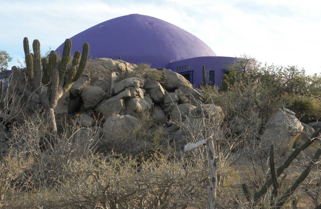 Unique Artist Dome Between Mountains Sea And Desert