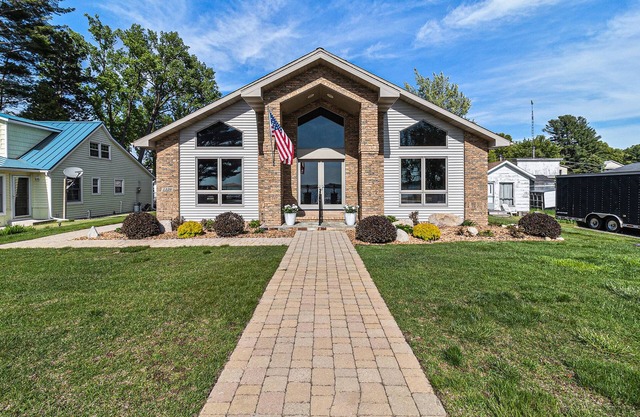 Upscale Lakefront Oasis: Private Dock, Dune Views, Firepit!