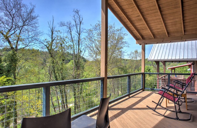 Upstream Cottage | Near Downtown Asheville and Trails | Hot Tub and Balcony