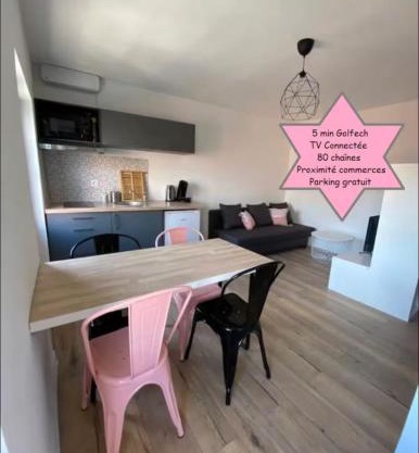 V3 Studio tout confort plein centre 5 min Golfech