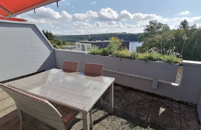 Vacation apartment at the Sorpesee. Cozy apartment with balcony in Langscheid.