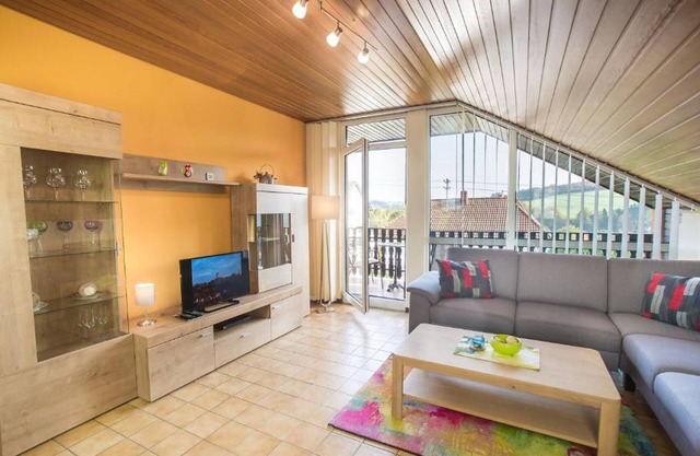 Vacation apartment Gänseblümchen, 52 sqm, 1 bedroom, covered balcony, max. 2 persons