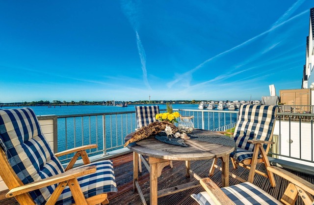 Vacation apartment "Schleiblick" directly on the water, between the Schlei and the Baltic Sea
