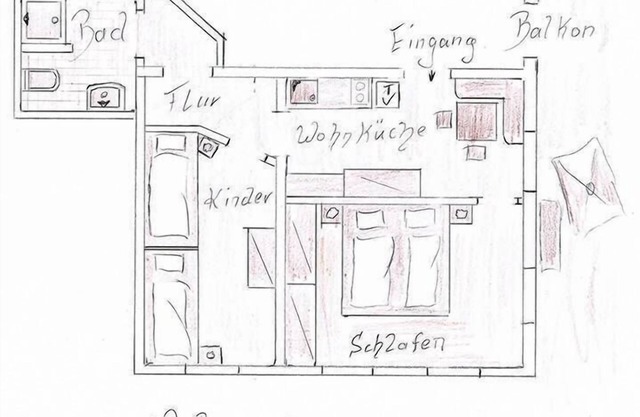 Vacation apartment Untersberg with 2 sep. Bedrooms and balcony