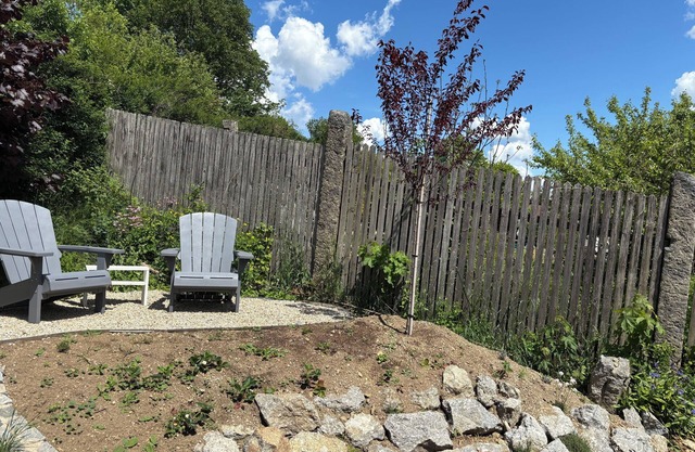 Vacation home on the Eger, in the middle of Bad Weißenstadt on the lake