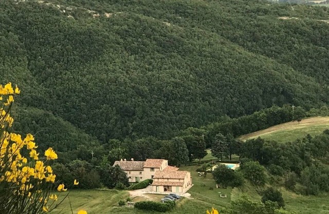 Vacation with a wonderful view, hiking paradise and pool in a panoramic position